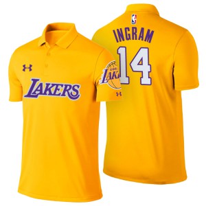 Brandon Ingram Los Angeles Lakers Edition Player Performance Men's #14 Icon Polo - Gold 644045-239