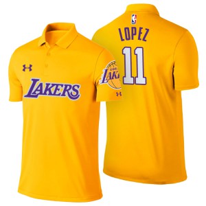 Brook Lopez Los Angeles Lakers Edition Player Performance Men's #11 Icon Polo - Gold 985281-856