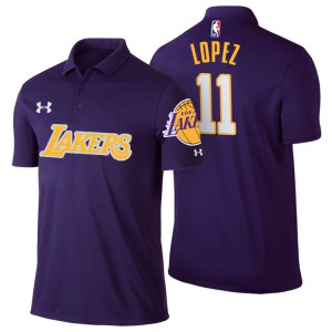 Brook Lopez Los Angeles Lakers Player Performance Men's #11 Statement Polo - Yellow 480073-963