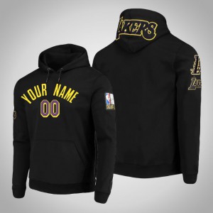 Custom Los Angeles Lakers Pullover Men's #00 Pro Standard Hoodie - Black 761167-939