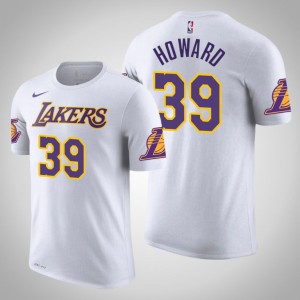 Dwight Howard Los Angeles Lakers Name & Number Men's #39 Association T-Shirt - White 855988-230
