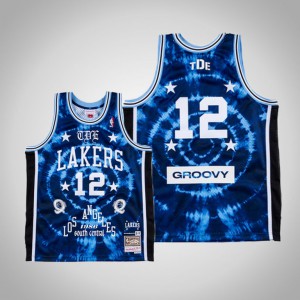 Groovy Los Angeles Lakers Swingman Mitchell Ness Limited Men's #12 Schoolboy Q X Los Angeles Lakers Jersey - Royal 118350-302