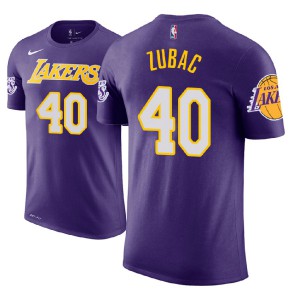 Ivica Zubac Los Angeles Lakers Name & Number Player Men's #40 Statement T-Shirt - Purple 187948-615