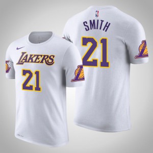 J.R. Smith Los Angeles Lakers 2020 Season Name & Number Men's #21 Association T-Shirt - White 381418-403