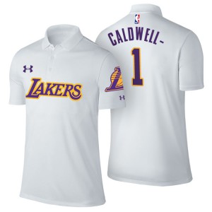 Kentavious Caldwell-Pope Los Angeles Lakers Player Performance Men's #1 Association Polo - White 371885-543