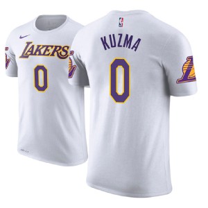 Kyle Kuzma Los Angeles Lakers Name & Number Player Men's #0 Association T-Shirt - White 991976-827