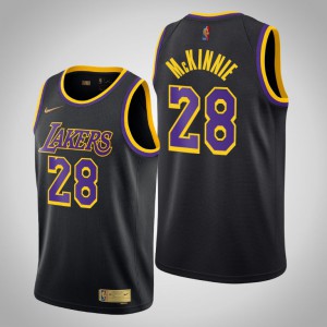 Alfonzo McKinnie Los Angeles Lakers 2020-21 Men's #28 Earned Jersey - Black 471547-255