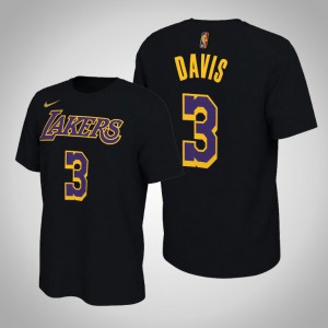 Anthony Davis Los Angeles Lakers Edition 2021 Men's #3 Earned T-Shirt - Black 592580-686
