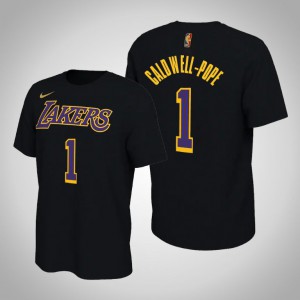 Kentavious Caldwell-Pope Los Angeles Lakers Edition 2021 Men's #1 Earned T-Shirt - Black 690065-860
