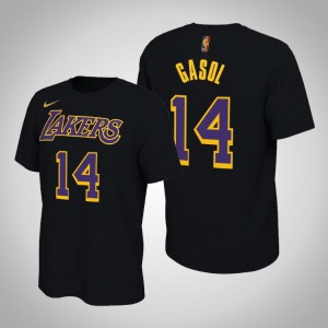 Marc Gasol Los Angeles Lakers Edition 2021 Men's #14 Earned T-Shirt - Black 877224-349