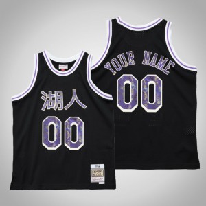 Custom Los Angeles Lakers OX Men's #00 2021 Lunar New Year Jersey - Black 760985-389