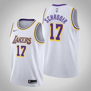 Dennis Schroder Los Angeles Lakers 2020-21 Men's #17 Association Jersey - White 669674-649