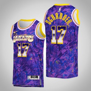 Dennis Schroder Los Angeles Lakers Men's #17 Select Series Jersey - Purple 642375-746
