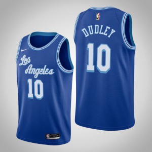 Jared Dudley Los Angeles Lakers 2020-21 Men's #10 Hardwood Classics Jersey - Blue 944185-510