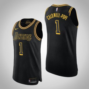 Kentavious Caldwell-Pope Los Angeles Lakers City Mentality Authentic Men's #1 Mamba Edition Jersey - Black 814571-435