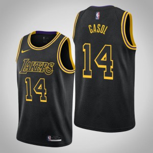 Marc Gasol Los Angeles Lakers Honors Kobe Men's #14 Mamba Mentality Jersey - Black 876430-908