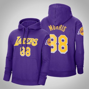 Markieff Morris Los Angeles Lakers 2021 Season Men's #88 Statement Hoodie - Purple 288124-423