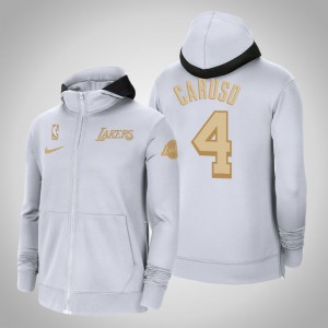 Alex Caruso Los Angeles Lakers Ring Therma Flex Full-Zip Men's 2020 NBA Finals Champions Hoodie - White 335600-134