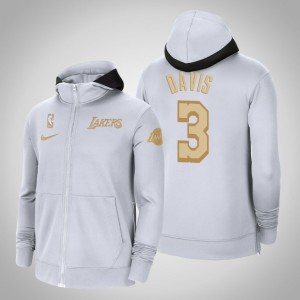 Anthony Davis Los Angeles Lakers Ring Therma Flex Full-Zip Men's 2020 NBA Finals Champions Hoodie - White 744782-903