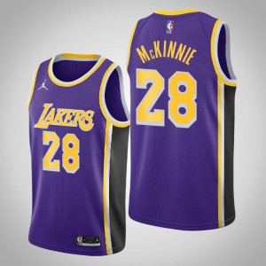 Alfonzo McKinnie Los Angeles Lakers 2020-21 Men's #28 Statement Jersey - Purple 227702-776