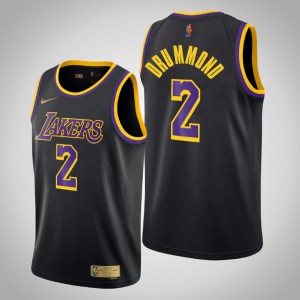 Andre Drummond Los Angeles Lakers 2020-21 Men's #2 Earned Jersey - Black 980532-944
