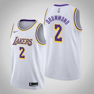 Andre Drummond Los Angeles Lakers 2020-21 Men's #2 Association Jersey - White 433794-742