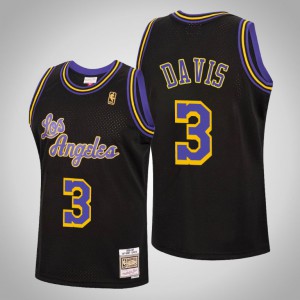 Anthony Davis Los Angeles Lakers Hardwood Classics Men's #3 Reload Jersey - Black 164186-679