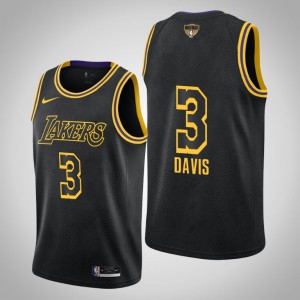 Anthony Davis Los Angeles Lakers Social Justice Mamba Edition Men's #3 2020 NBA Finals Bound Jersey - Black 438115-819