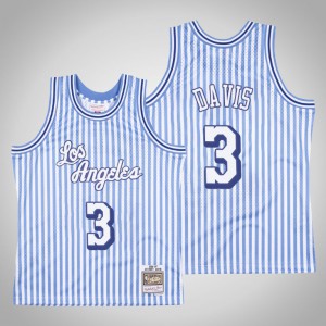 Anthony Davis Los Angeles Lakers Men's #3 Striped Jersey - Blue 481605-204
