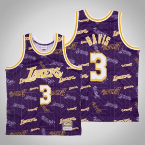 Anthony Davis Los Angeles Lakers Men's #3 Tear Up Pack Jersey - Purple 427061-298