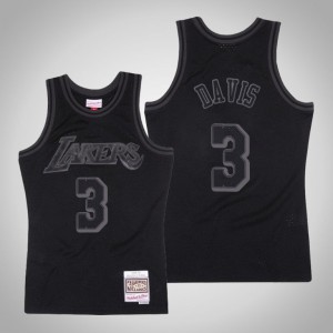 Anthony Davis Los Angeles Lakers Hardwood Classics Men's #3 Tonal Jersey - Black 154993-374