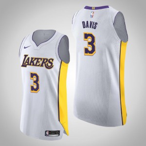 Anthony Davis Los Angeles Lakers Authentic Men's #3 Association Jersey - White 104497-531