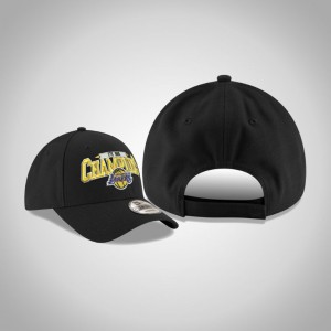 Los Angeles Lakers 17-Time 9FORTY Adjustable Men's 2020 NBA Finals Champions Hat - Black 610558-351