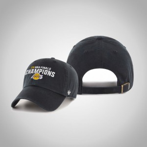 Los Angeles Lakers 17-Time Clean-Up Adjustable Men's 2020 NBA Finals Champions Hat - Black 301494-873