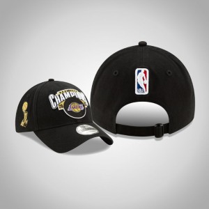 Los Angeles Lakers Locker Room 9TWENTY Adjustable Men's 2020 NBA Finals Champions Hat - Black 178472-360