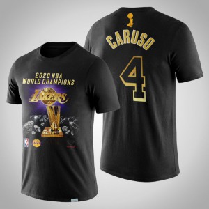 Alex Caruso Los Angeles Lakers Finals Champions Diamond Supply Co. x NBA Men's #4 2020 NBA Finals Champions T-Shirt - Black 134003-146
