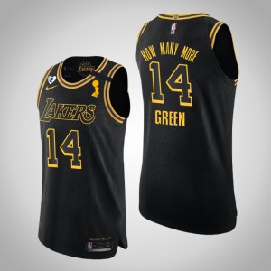 Danny Green Los Angeles Lakers How Many More For Kobe and Gianna Men's #14 2020 NBA Finals Champions Jersey - Black 507465-935