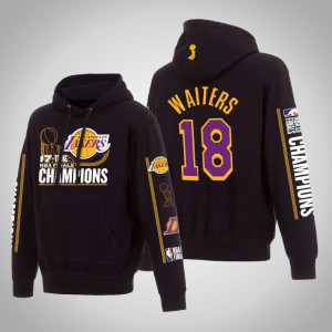 Dion Waiters Los Angeles Lakers 17Times Pullover Men's #18 2020 NBA Finals Champions Hoodie - Black 253714-452