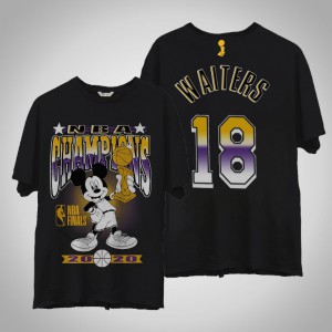 Dion Waiters Los Angeles Lakers Mickey Trophy Men's #18 2020 NBA Finals Champions T-Shirt - Black 946196-715