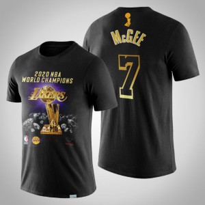 JaVale McGee Los Angeles Lakers Finals Champions Diamond Supply Co. x NBA Men's #7 2020 NBA Finals Champions T-Shirt - Black 740950-527