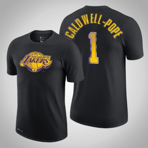 Kentavious Caldwell-Pope Los Angeles Lakers Logo Dri-Fit Men's #1 Earned T-Shirt - Black 617666-620