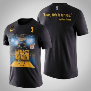 Kobe Bryant Los Angeles Lakers This is for You 2020 NBA Title Men's #24 2020 NBA Finals Champions T-Shirt - Black 942673-788