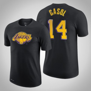 Marc Gasol Los Angeles Lakers Logo Dri-Fit Men's #14 Earned T-Shirt - Black 310424-815