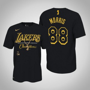 Markieff Morris Los Angeles Lakers Celebration Pendant Men's #88 2020 NBA Finals Champions T-Shirt - Black 300665-807