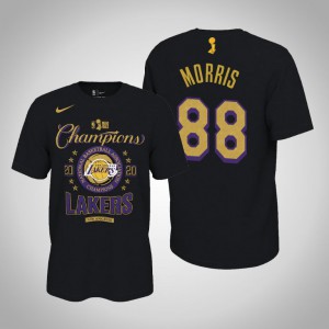 Markieff Morris Los Angeles Lakers Locker Room Men's #88 2020 NBA Finals Champions T-Shirt - Black 960633-185