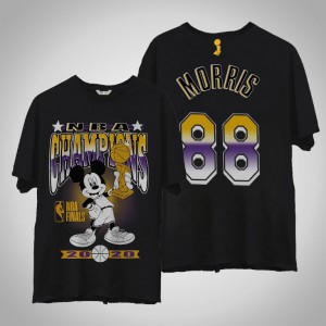 Markieff Morris Los Angeles Lakers Mickey Trophy Men's #88 2020 NBA Finals Champions T-Shirt - Black 733271-949