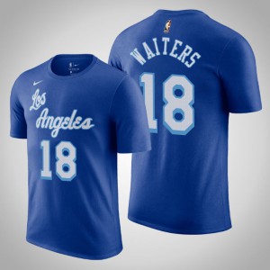 Dion Waiters Los Angeles Lakers 2020-21 Men's #18 Hardwood Classics T-Shirt - Blue 233579-685