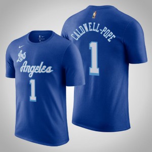 Kentavious Caldwell-Pope Los Angeles Lakers 2020-21 Men's #1 Hardwood Classics T-Shirt - Blue 710702-278