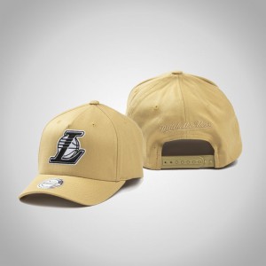 Los Angeles Lakers 110 Snapback Men's Pinch Panel Hat - Cream 706432-517