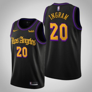 Danny Green Los Angeles Lakers 2019-20 Men's #20 City Jersey - Black 396132-593